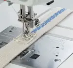 smooth underside glides easily over dense satin stitches and thread build