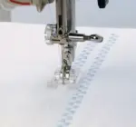 foot fits five seven mm machines for precise stitch placement