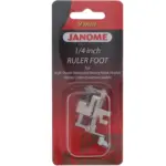 free motion quilting tools include janome hs ruler foot for control