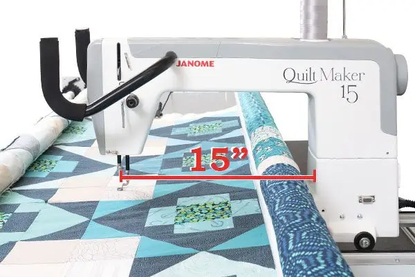 professional results with janome quilt maker 15 quilting longarm system