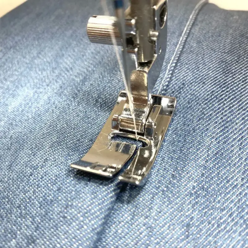 right side sewing foot janome for topstitching and hemming accuracy