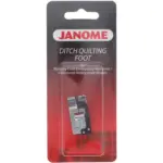 use janome ditch foot for accurate piecing and block joins