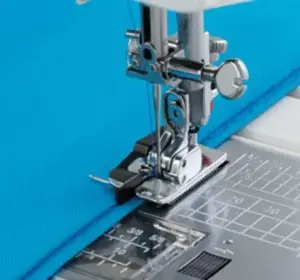 janome blind hem foot gives clean edge without visible stitches