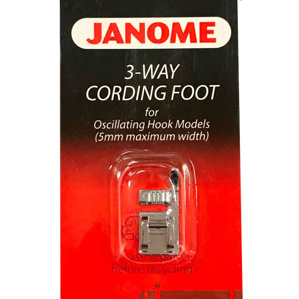 create fashion details using janome cording foot for home sewing