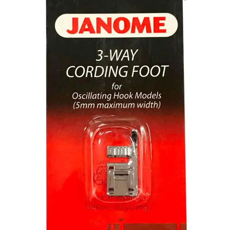 create fashion details using janome cording foot for home sewing
