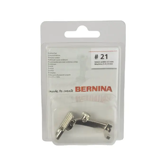 Quality BERNINA #21 Braiding Foot available for immediate order online
