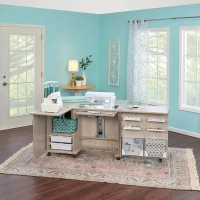 Koala Eclipse Sewing Cabinet - Grey Oak