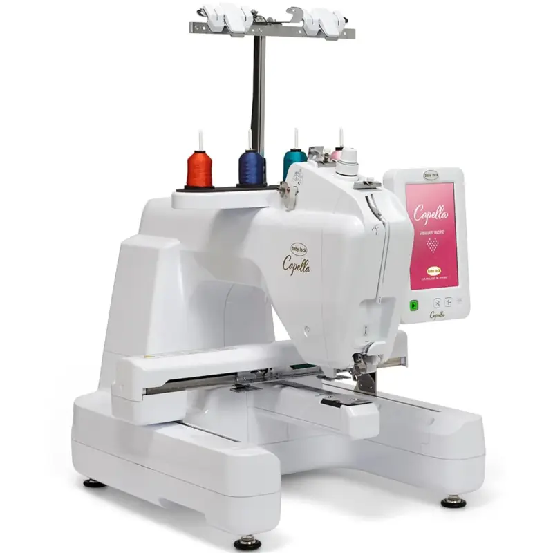 baby lock capella single needle embroidery machine high resolution embroidery output