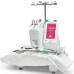 baby lock capella single needle embroidery machine supports commercial quality output