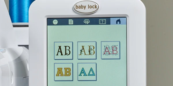 baby lock capella single needle embroidery machine provides creative control over designs