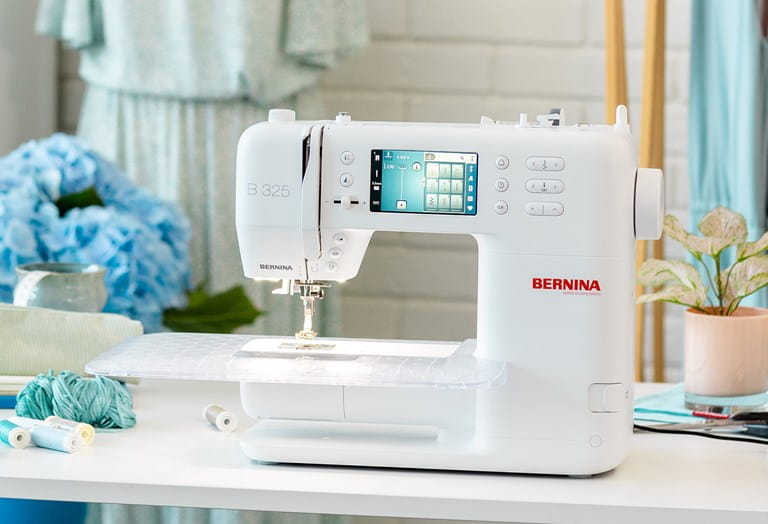 bernina 325 combines simplicity and strength in a sleek modern design