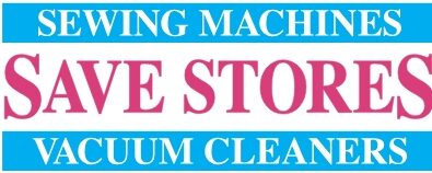 SAVE Stores sewing machines, quilting machines, embroidery machines, and vacuum cleaners for sale near me.
