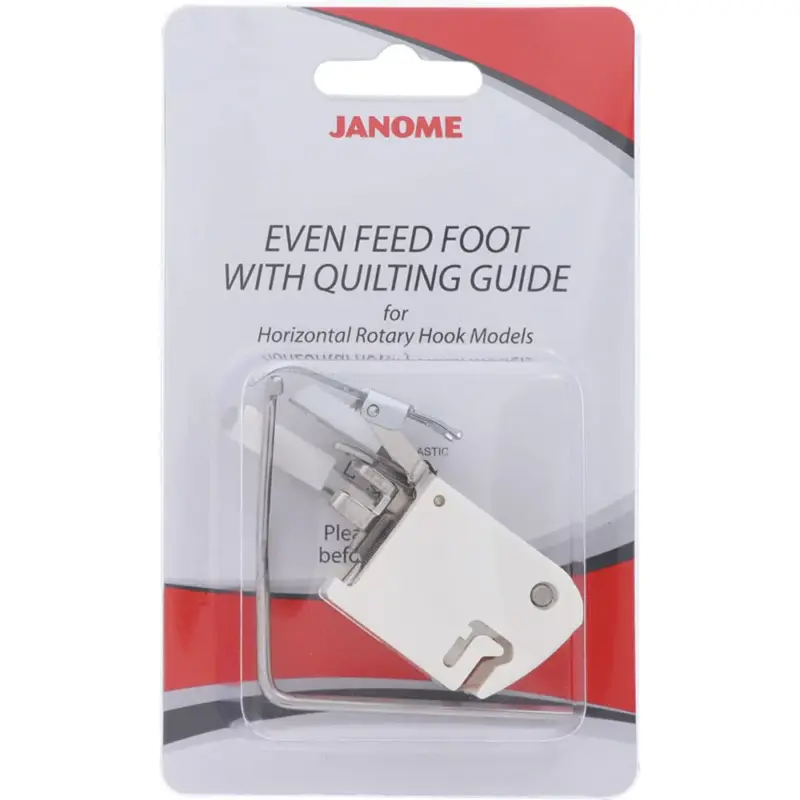 low shank even feed foot fits many janome sewing machine models