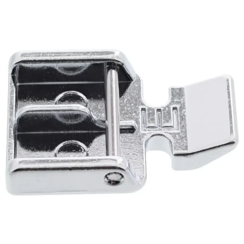 foot allows needle adjustment for right or left side sewing