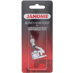 janome adjustable blind hem foot g front loading delivers professional sewing results