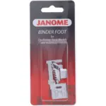 janome binder foot front loading used for quilts clothing and bags