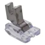 janome concealed zipper foot front loading screw-on provides professional looking zipper finish