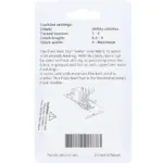 even feed foot gives consistent stitch quality on thick sewing projects