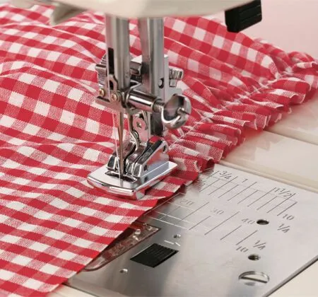 janome gathering foot front loading attaches securely to your front loading machine