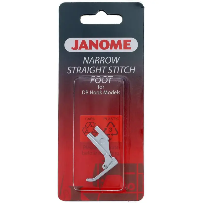 janome narrow straight stitch foot high speed great for piecing and patchwork