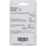 janome taping foot excellent for decorative edge finishing and garment seams