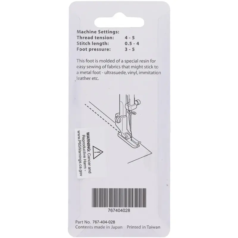 janome ultra glide foot high speed compatible with select janome high speed models