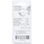 janome ¼ ruler foot and plate high speed helps control stitch direction