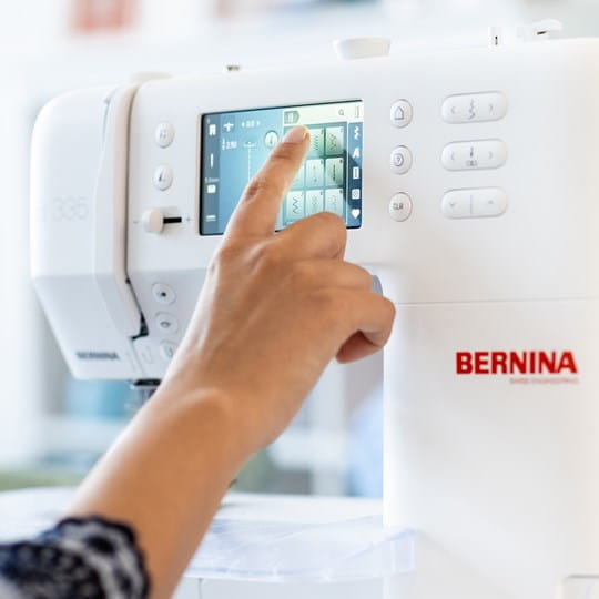 bernina 335 delivers stitch quality expected from professional grade machines