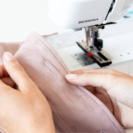 bernina 325 fits seamlessly into small rooms and portable workspaces