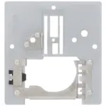 plate keeps needle perfectly aligned for better stitch placement