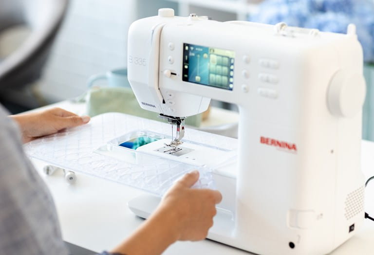 bernina 335 has needle up down function for more control
