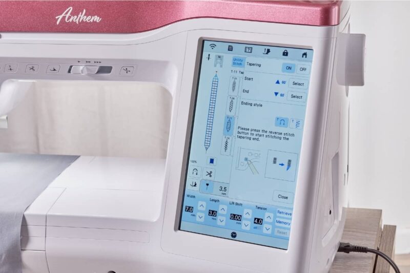 Baby Lock Anthem Sewing Machine for sale with built in memory stitch storage