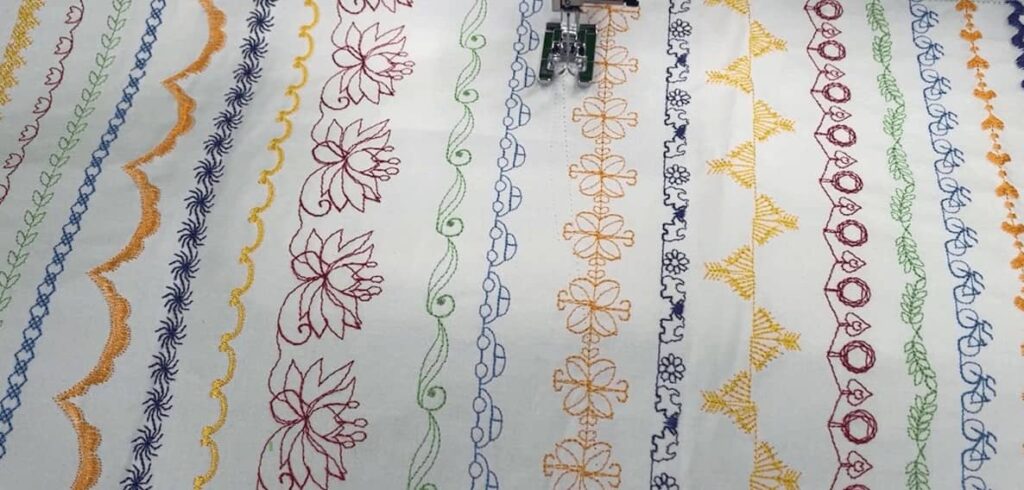 Baby Lock Anthem Sewing Machine for sale with convenient start stop button