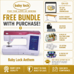 Baby Lock Anthem quilting machine bonus bundle