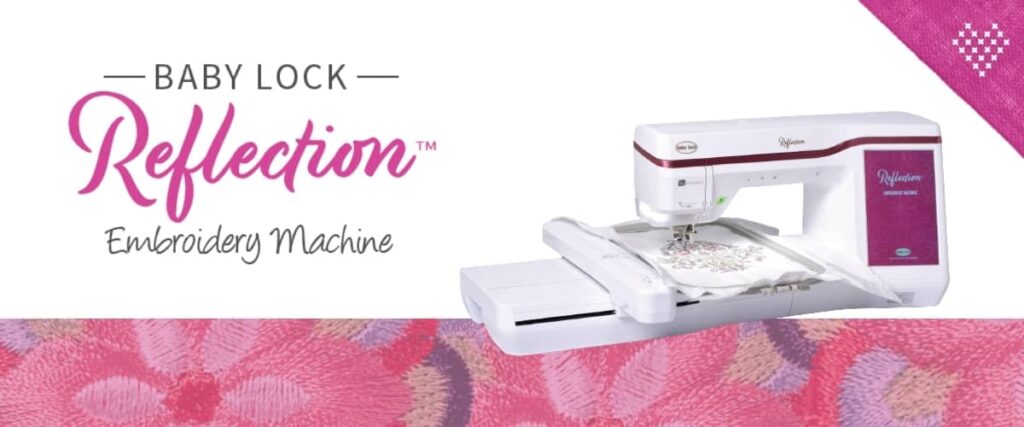 Baby Lock Reflection Embroidery Machine for sale with embroidery jump stitch trimming