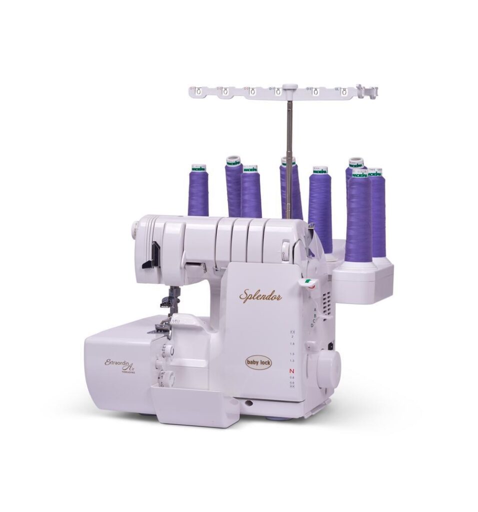 Baby Lock Splendor 8 Thread Serger for sale with quick threading lower looper system