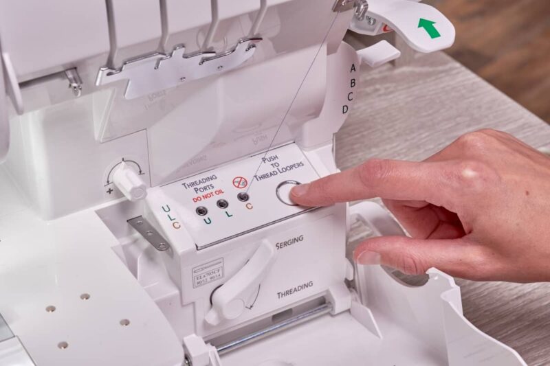 Baby Lock Splendor 8 Thread Serger for sale with smooth operation at high speeds