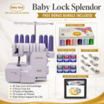 Baby Lock Splendor serger machine bonus bundle