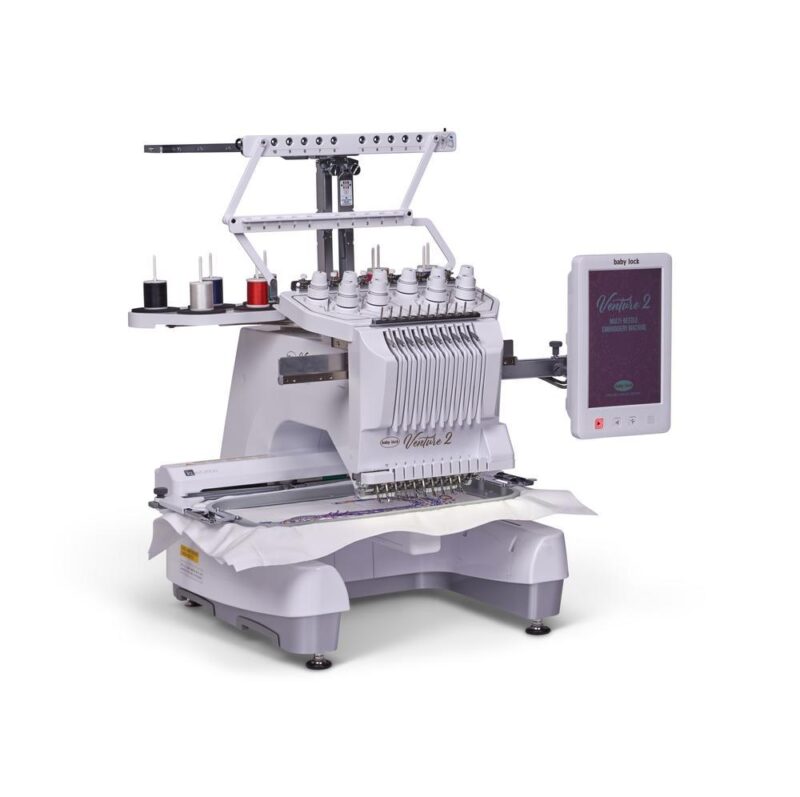 Baby Lock Venture 2 Multi Needle Embroidery Machine for sale with convenient thread trimming function