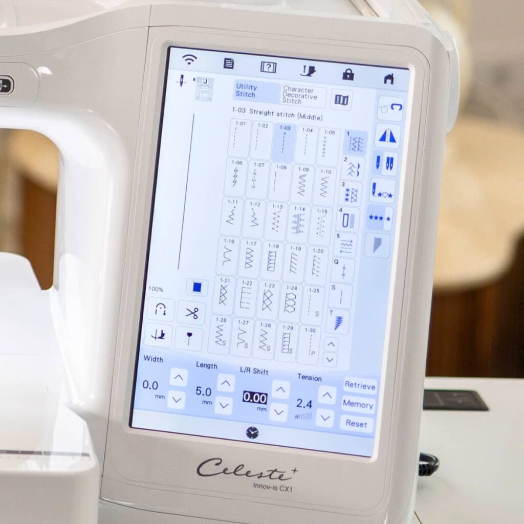 Brother Celeste CX1 Sewing Machine for sale with professional sewing performance features
