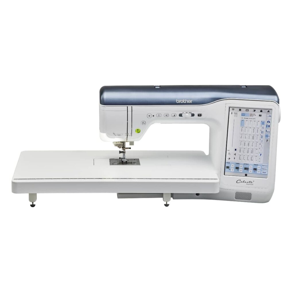 Brother Celeste CX1 Sewing Machine for sale with customizable stitch pattern selection