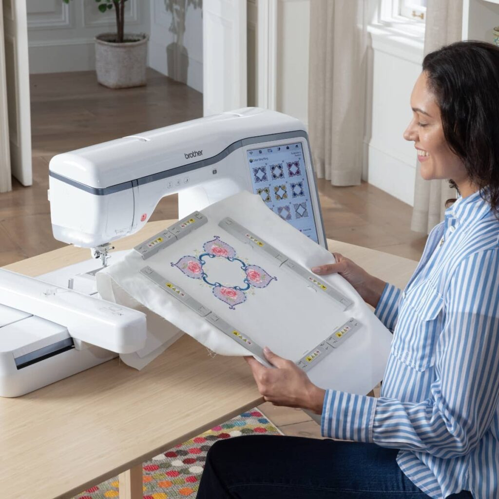 Brother Celeste CX1e Embroidery Only Machine for sale great for embroidered home decor items