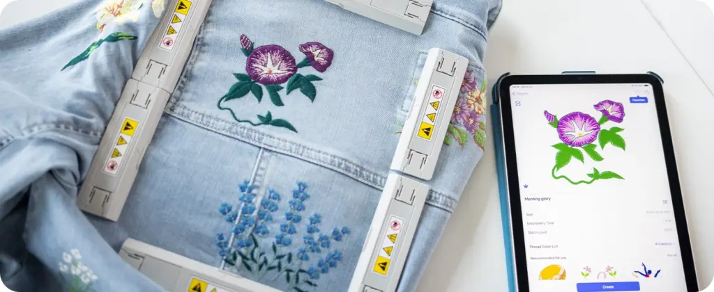 Brother Celeste CX1e Embroidery Only Machine for sale designed for precise fabric movement control