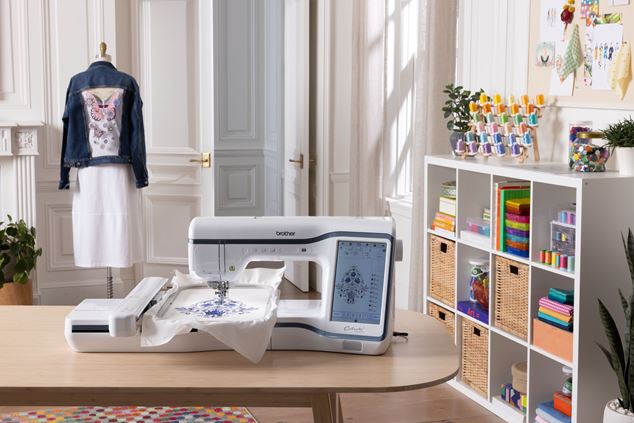 Brother Celeste CX1e Embroidery Only Machine for sale including multiple frame size compatibility