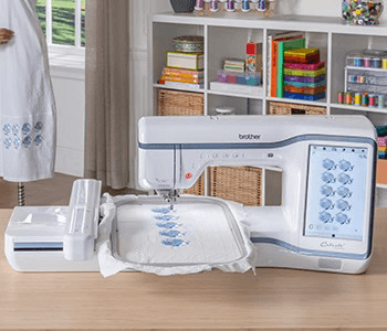 Brother Celeste CX1e Embroidery Only Machine for sale offering beautiful embroidery project outcomes