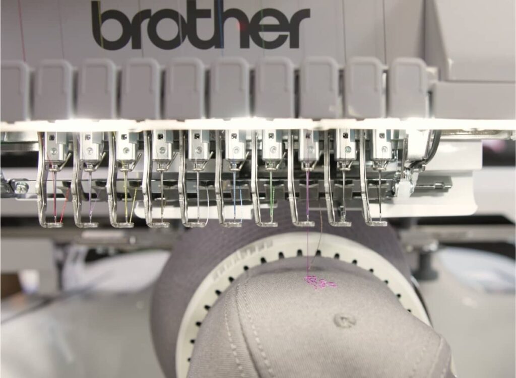 Brother Entrepreneur Pro W PR1060W Multi Needle Embroidery Machine for sale industrial quality embroidery results