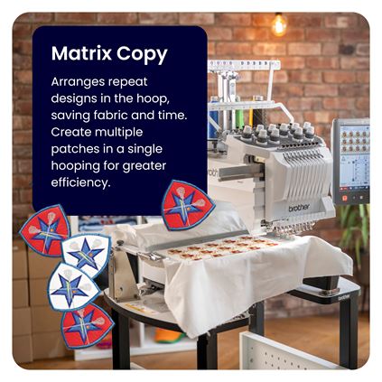 Brother Entrepreneur Pro W PR1060W Multi Needle Embroidery Machine for sale multi hoop embroidery compatibility