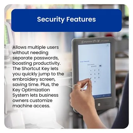 Brother Entrepreneur Pro W PR1060W Multi Needle Embroidery Machine for sale enhanced embroidery hoop locking