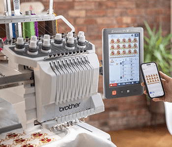 Brother Entrepreneur Pro W PR1060W Multi Needle Embroidery Machine for sale smooth quiet embroidery operation