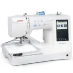 Janome Memory Craft 1000 sewing and embroidery machine includes embroidery software